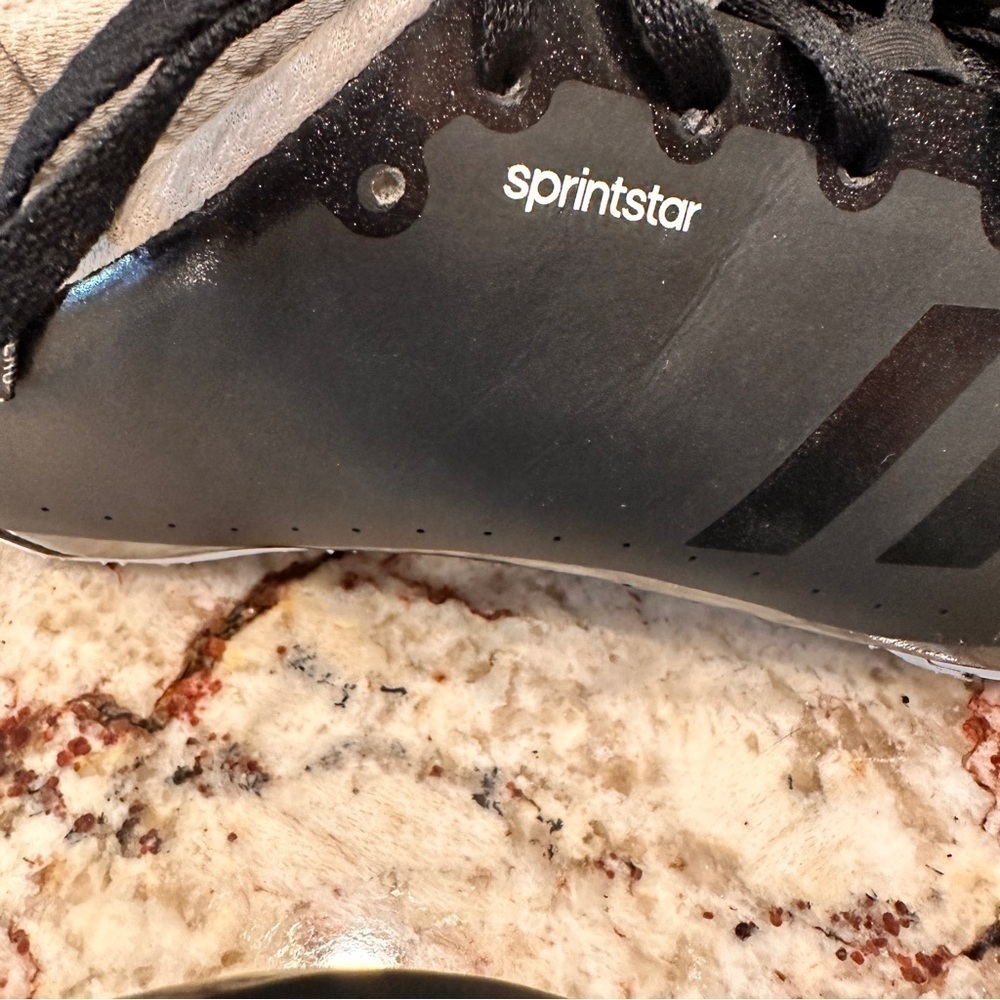 Adidas Sprintstar Men’s 11.5 Track & Field Sprint Spikes Black B37502 - Picture 10 of 16
